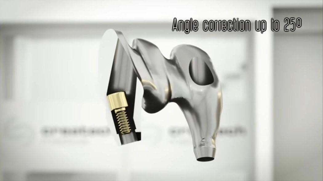 Angle correction up to 25 degrees